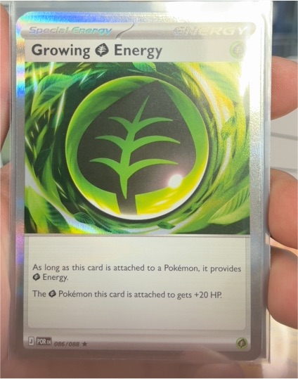 2023 Pokémon TCG Perfect Order #086 Growing Energy — front