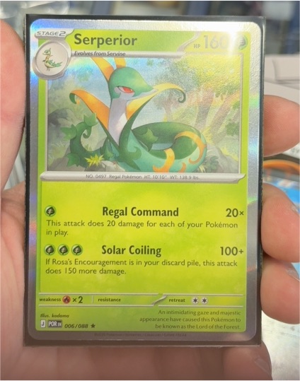 2026 Pokémon Perfect Order #006 Serperior — front