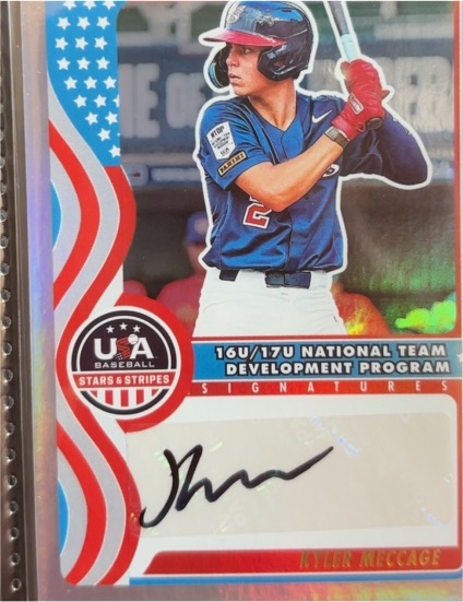 2025 Panini Stars and Stripes #NTS-KM Kyler Meccage — front