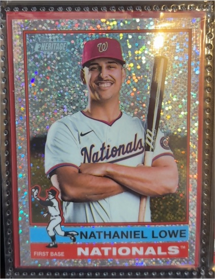 2025 Topps Heritage #485 Nathaniel Lowe — front
