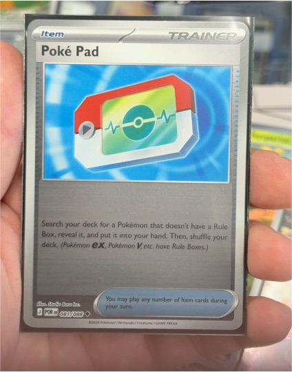2023 Pokémon Perfect Order #081 Poké Pad — front