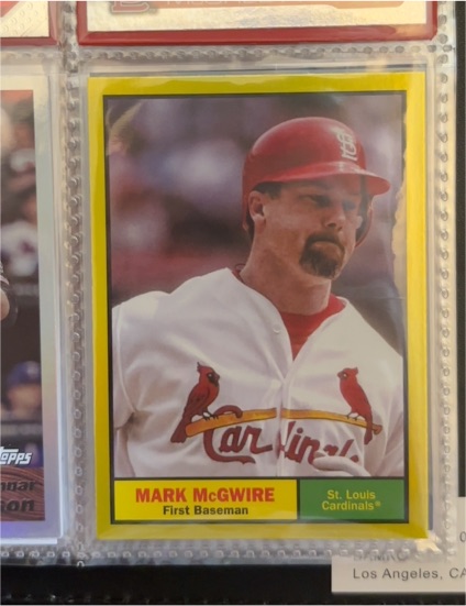 1987 Topps #366 Mark McGwire — front
