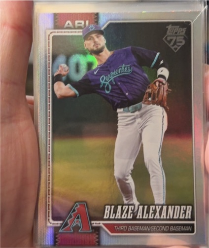 2026 Topps Series 1 #6 Blaze Alexander — front