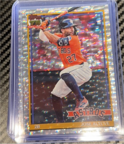2026 Topps Series 1 #T91-7 Jose Altuve — front