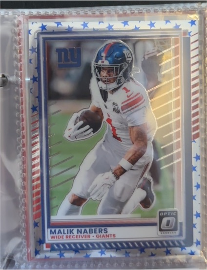 2025 Panini Donruss Optic #182 Malik Nabers — front