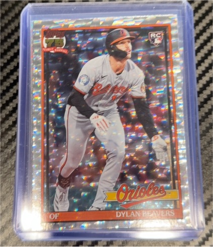 2026 Topps Series 1 1991 Crackle Foil #T91-24 Dylan Beavers — front