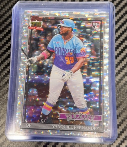 2026 Topps Series 1 #T91-61 Yanquiel Fernandez — front