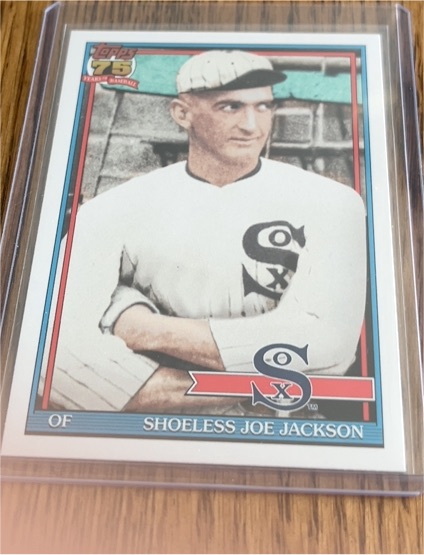 2026 Topps Series 1 #T91-27 Shoeless Joe Jackson — front