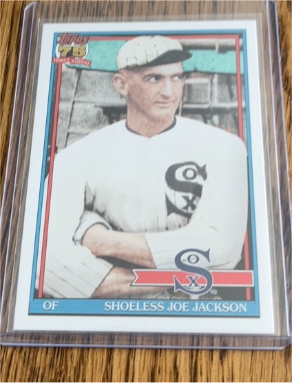 2026 Topps Series 1 #T91-27 Shoeless Joe Jackson — front