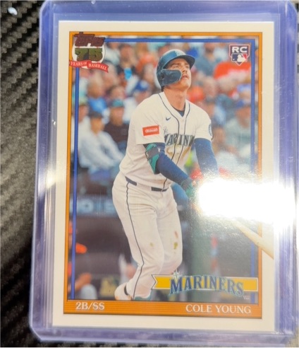 2026 Topps Series 1 #T91-98 Cole Young — front