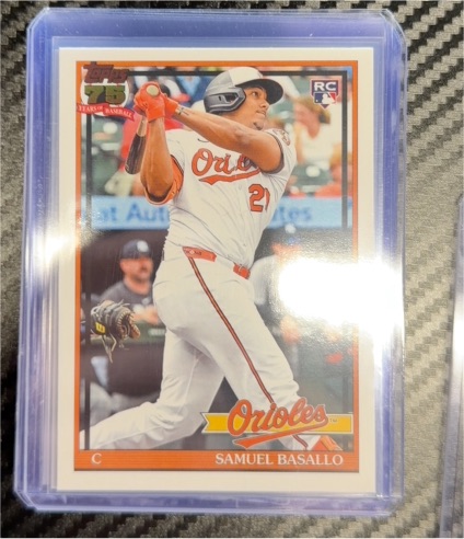 2026 Topps Series 1 #T91-20 Samuel Basallo — front