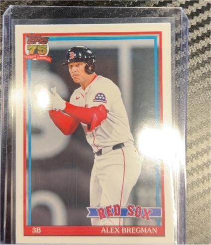 2026 Topps Series 1 1991 Throwback #T91-70 Alex Bregman — front