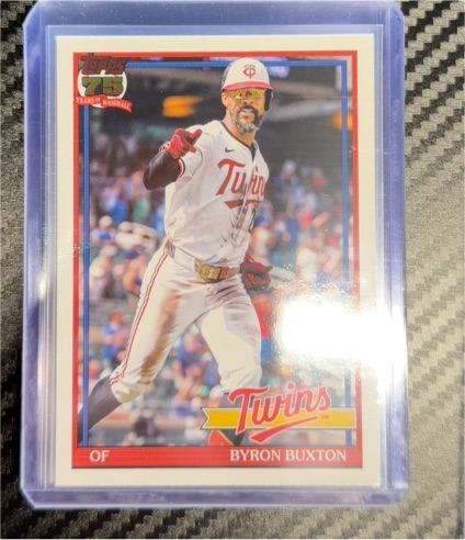2026 Topps Series 1 1991 Topps #T91-92 Byron Buxton — front