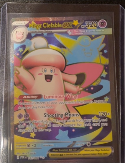 2026 Pokémon Perfect Order #103 Mega Clefable EX — front