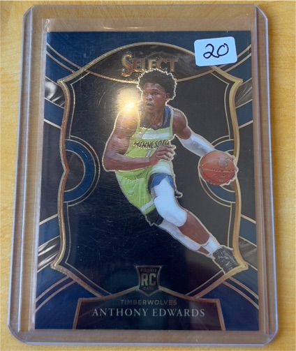 2020-21 Panini Select #61 Anthony Edwards — front