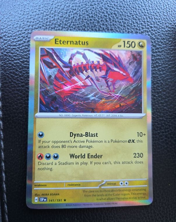 2024 Pokemon Scarlet & Violet Surging Sparks #141 Eternatus — front