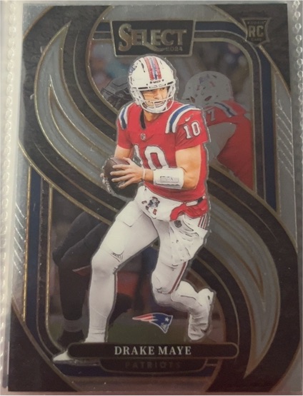 2024 Panini Select Premier Level #113 Drake Maye Rookie — front