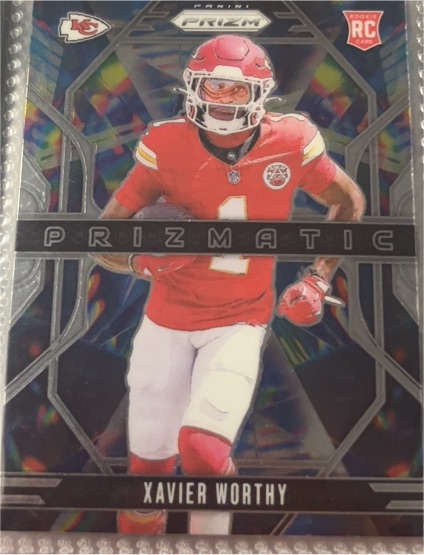 2024 Panini Prizm Prizmatic #14 Xavier Worthy — front
