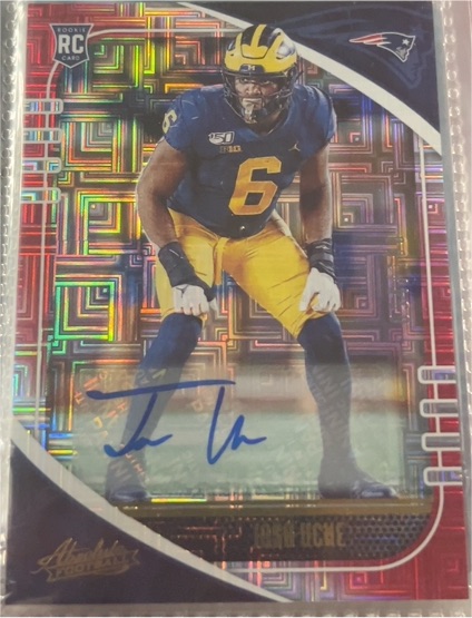 2020 Panini Absolute #164 Josh Uche Rookie — front