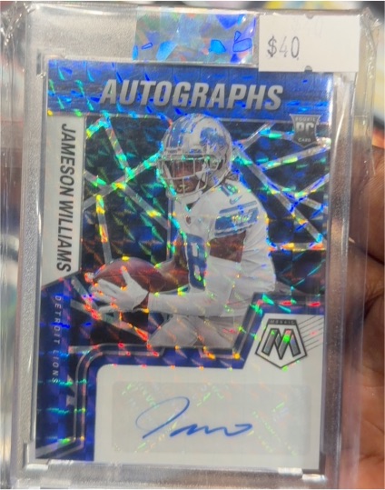 2022 Panini Mosaic Rookie Autographs #RAM-JW Jameson Williams — front