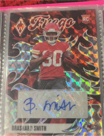 2025 Panini Phoenix Fuego Signatures #FUS-BSM Brashard Smith — front