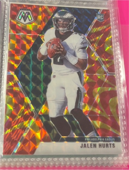 2020 Panini Mosaic #222 Jalen Hurts — front