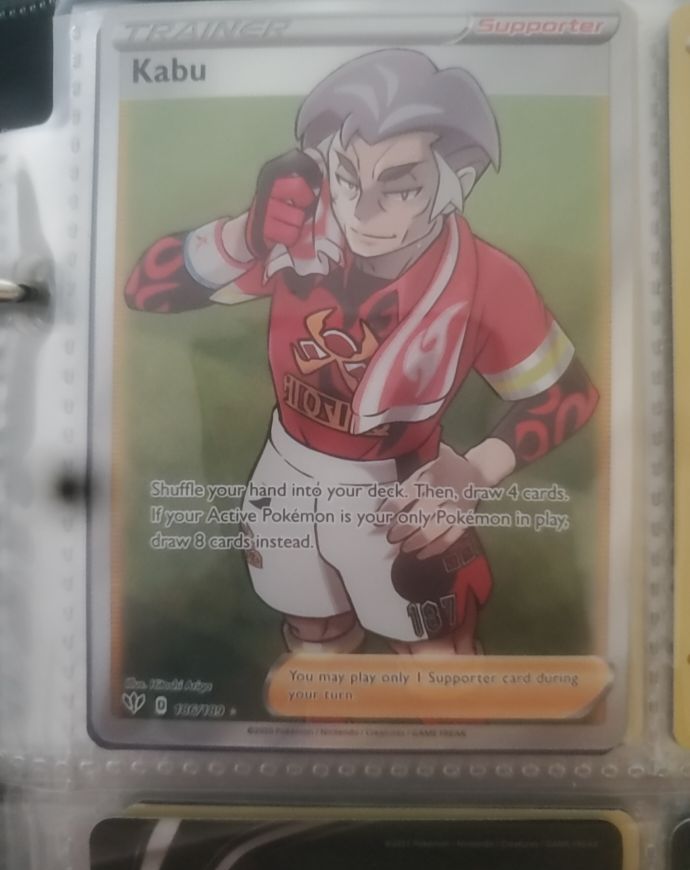 2020 Pokémon SWSH03: Darkness Ablaze #186 Kabu Full Art — front