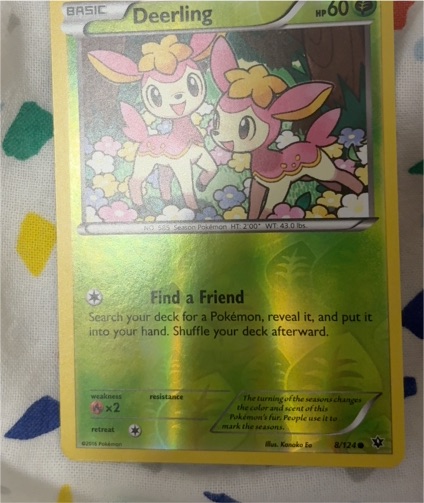 2016 Pokémon XY Fates Collide #8 Deerling — front