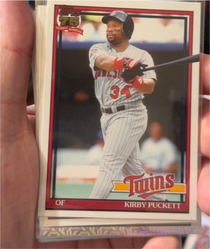 2026 Topps #T91-94 Kirby Puckett — front