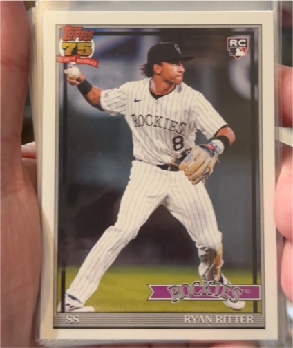 2026 Topps Series 1 #T91-26 Ryan Ritter — front