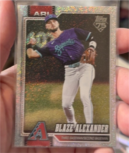 2026 Topps Series 1 #6 Blaze Alexander — front