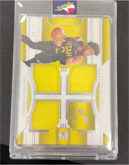 2023-24 Panini National Treasures #138 Keyonte George — front