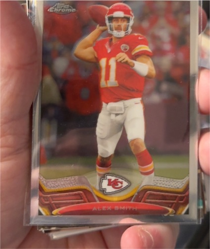 2013 Topps Chrome #22 Alex Smith — front