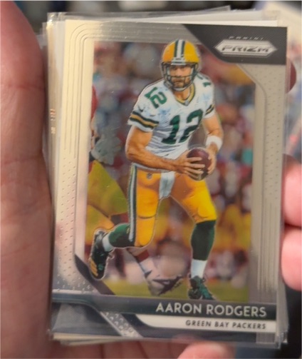 2018 Panini Prizm #127 Aaron Rodgers — front