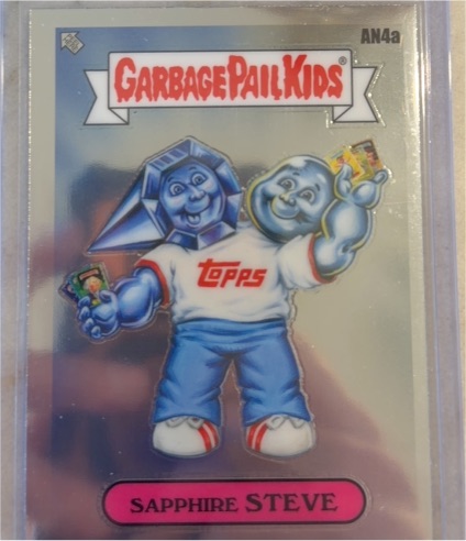 2021 Topps Garbage Pail Kids Chrome Series 4 #AN4a Sapphire Steve — front