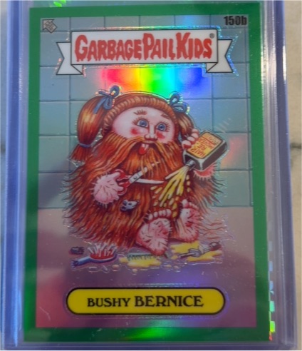 2021 Topps Garbage Pail Kids Chrome Series 4 #150b Bushy Bernice — front