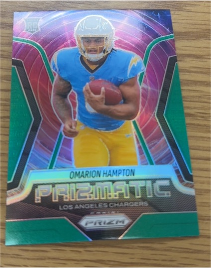 2025 Panini Prizm #9 Omarion Hampton — front