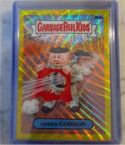 2021 Topps Chrome Garbage Pail Kids #166a Gored Gordon — front