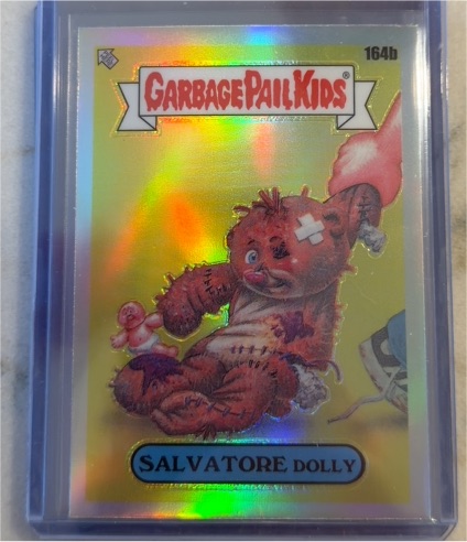 2021 Topps Garbage Pail Kids Chrome Series 4 #164b Salvatore Dolly — front
