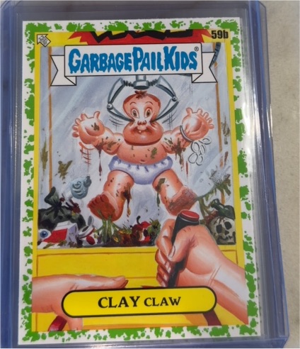 2024 Topps Garbage Pail Kids Kids At Play #59b Clay Claw — front