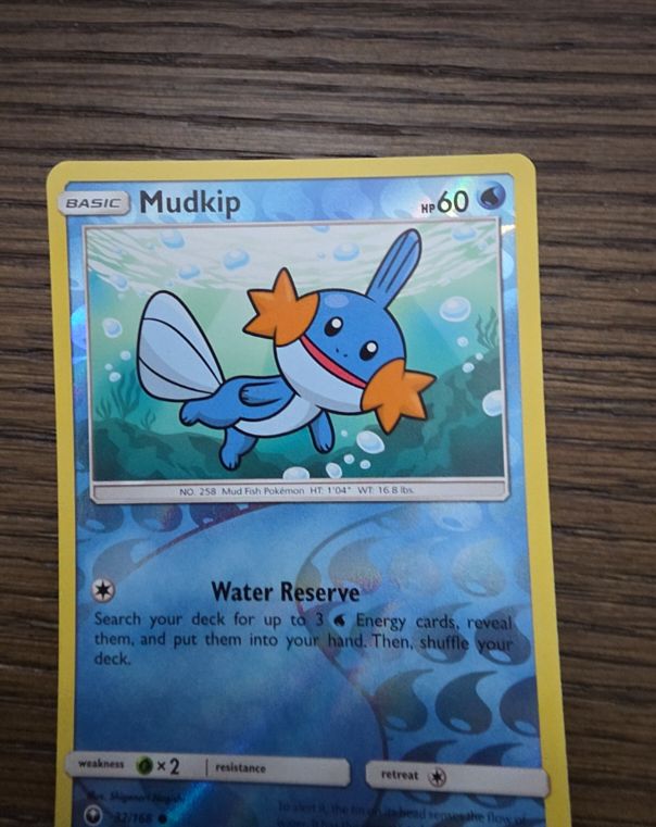 2017 Pokémon Celestial Storm #32 Mudkip — front