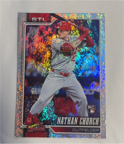 2026 Topps Series 1 #24 Nathan Church — front