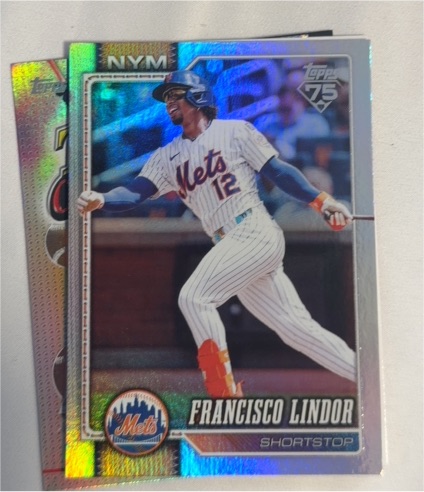 2026 Topps Series 1 #123 Francisco Lindor — front