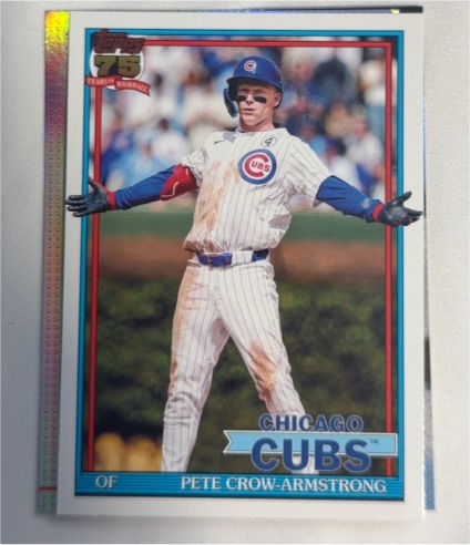 2026 Topps Series 1 '91 Design #T91-64 Pete Crow-Armstrong — front