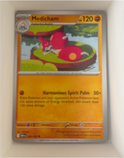2023 Pokémon SV10 Destined Rivals #100 Medicham — front