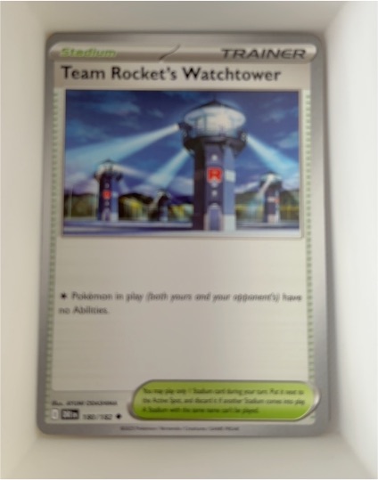 2023 Pokémon SV10 #180 Team Rocket's Watchtower — front