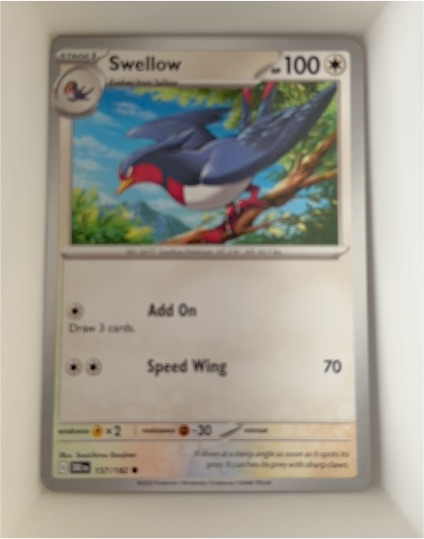 2023 Pokémon SV10: Destined Rivals #157 Swellow — front