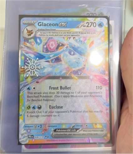 2025 Pokémon #026 Glaceon ex — front