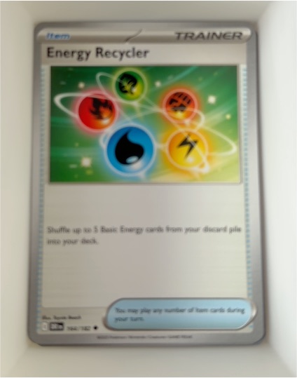 2022 Pokémon SV10: Destined Rivals #164 Energy Recycler — front