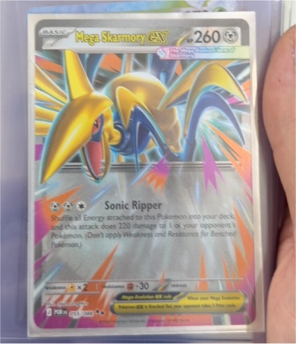 2014 Pokémon Mega Skarmory EX #055 — front